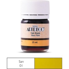 Artdeco Cam Boyası 25 Ml Öğrenci Tipi 01 Sarı