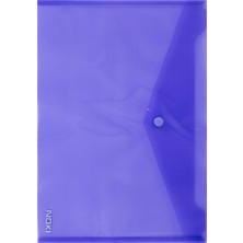 Noki A4 Çıtçıtlı Dosya Evra Zarfı Mor (12 Li Paket 3101