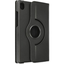 Die Grup  Lenovo Tab M8 Kılıf 360 Tablet Deri Kılıf - Siyah