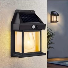 Hobilinka Solar Rustik Ampullü Duvar Lambası - Gün Işığı