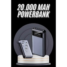 TeknoKapsül Hızlı Şarj Özellikli 20.000 Mah Dijital Göstergeli USB Girişli Android Ios Uyumlu