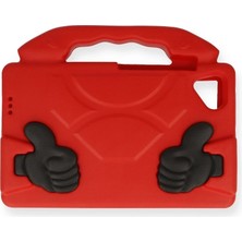 Die Grup  Lenovo Tab M10 TB328FU Kılıf Like Stantlı Tablet Silikon - Kırmızı