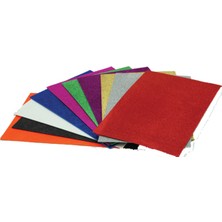  lino kendinden yapışkanlı simli eva 20x30cm 2 mm 10 renkkarışık rbe-400