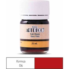 Artdeco Cam Boyası 25 Ml Öğrenci Tipi 06 Kırmızı