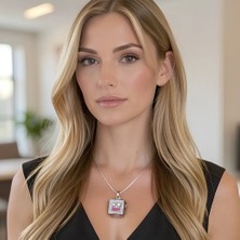 Energetix Robot Motifli Manyetik Kolye Ucu