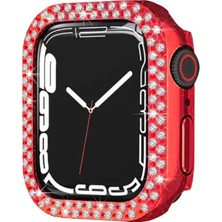 TeknoKapsül Watch 44MM Taşlı Kasa - Kırmızı