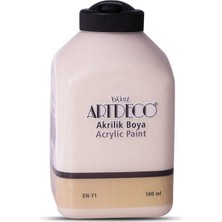  artdeco akrilik boya 500 ml pastel pembe 3006