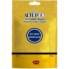 Artdeco Toz Kumaş Boyası 13 Gram Kot Mavi 1109