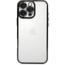 Ulu Pazarlama Apple Iphone 16 Pro Max Kılıf Razer Lensli Silikon - Siyah