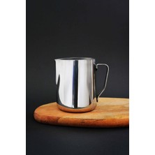 PremiumPort Paslanmaz Çelik Süt Köpürtme Potu 500 Ml, Kahve ve Latte Aksesuarı
