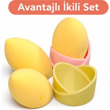 Yapı3D Makyaj Süngeri Standı Ikili Set | Kozmetik Standı | Beauty Blender Tutucu | Makyaj Organizeri |