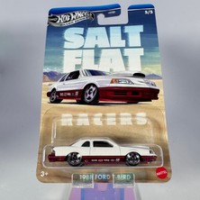 Hot Wheels 1988 Ford T-Bırd #5 Salt Flat Racers 1:64 Model Arabalar - Silver Series