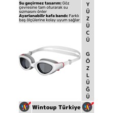Wintoup #gözlük Yetişkin Çocuk Su Sızdırmaz Buğu Önleyici Çok Şık Ayarlanabilir Deniz Havuz Yüzücü Gözlüğü