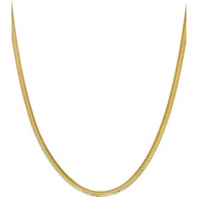 Altın Kesesi 8 Ayar Altın Balıksırtı Kolye 45 cm