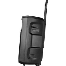 Microlab M63 120W 2 Adet Uhf Mikrofonlu Otg Usb+Tws+Aux+Bluetooth Destekli Siyah Profesyonel Ses Sis