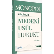 Monopol Yayınları Medeni Usul Hukuku 3. Baskı
