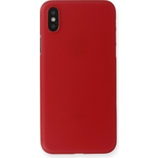 Herşey Trend Herşeytrend Apple Iphone x Kılıf Pp Ultra Ince Kapak - Kırmızı
