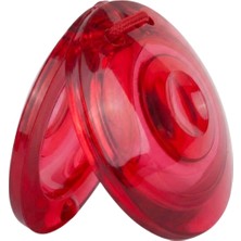 Temel Plastik Kastanyet El Perküsyon Aleti Kırmızı 5.5 cm