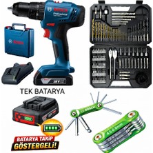 Bosch Gsb 183 Li Darbeli Tek Akülü Vidalama ,bosch V-Line 103 Parça Uç Seti ve Bosch 8 Li Allen Anahtarı