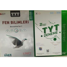 Eser Limit Yayınları Tyt Fen Bilimleri 20X20 Denemeleri+Üçdörtbeş Yayınları 25 Adet  Deneme