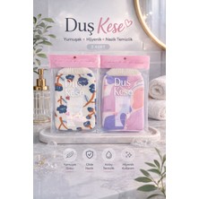 Duff Clean Duş Kesesi Içi Lif Dışı Kese Yeni Nesil Mikrofiber Kese 2 Adet