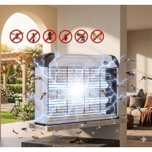 Abnturk 10W LED Sivrisinek Öldürücü Uv Işıklı Güçlü Elektrikli Sivrisinek Yokedici Cihaz