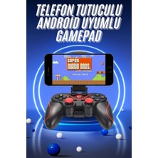 Epilons Joystik Gamepad Bluetooth Telefon Tutucu Oyun Kolu Telefon Android Uyumlu