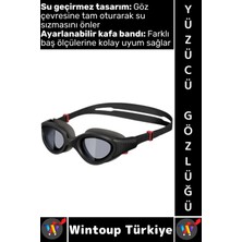 Wintoup #gözlük Yetişkin Çocuk Su Sızdırmaz Buğu Önleyici Çok Şık Ayarlanabilir Deniz Havuz Yüzücü Gözlüğü