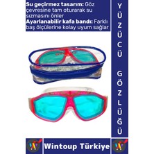Wintoup #gözlük Özel Model Konforlu Sızdırmaz Buğu Önleyen Çok Şık Ayarlanabilir Deniz Havuz Yüzücü Gözlüğü