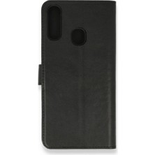 TeknoKapsül Galaxy A20S Kılıf S Kapaklı Kılıf - Siyah