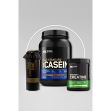 Optimum Nutrition Casein Gs Rev Çikolata Aromalı 924G 28 Servis-On Creatine Aromasız 317G 93 Servis 2'li Set
