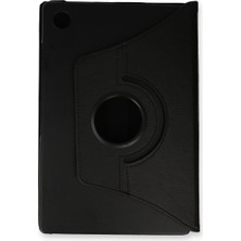 Die Grup  Samsung Galaxy Tab A9 Plus Kılıf 360 Tablet Deri Kılıf - Siyah