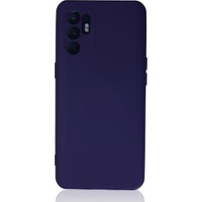 Herşey Trend Herşeytrend Oppo Reno 6 Kılıf Nano Içi Kadife Silikon - Mor