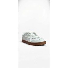 Puma 404761 01 Club Azura L Beyaz-Gold Kadın Spor Ayakkabı