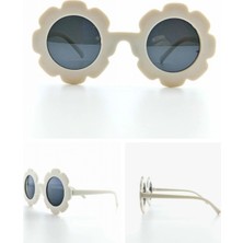 Pileli Store Kids Güneş Gözlüğü Beyaz Papatya Çerçeve Uv 400 Korumalı Ce Belgeli Güneş Gözlüğü Unisex