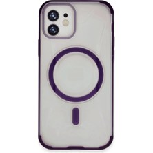 TeknoKapsül Iphone 11 Hilton Magsafe Kapak - Derin Mor