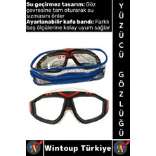 Wintoup #gözlük Özel Model Konforlu Sızdırmaz Buğu Önleyen Çok Şık Ayarlanabilir Deniz Havuz Yüzücü Gözlüğü