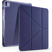 Die Grup  Ipad Pro 13 (2024) Kılıf Kalemlikli Mars Tablet Kılıfı - Lacivert