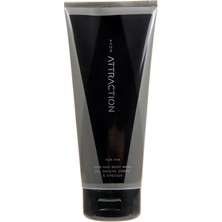 Avon Attraction Erkek Saç Vücut Şampuanı 200 ml Zencefil ve Misk Notalarıyla Çekici Koku