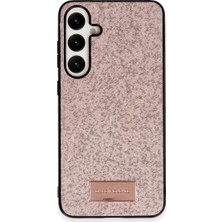 TeknoKapsül Onegif Galaxy A25 5g Bright Simli Kapak - Pembe