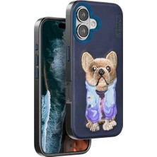 TeknoKapsül Venco Iphone 16 Cute Desenli Kapak - Lacivert