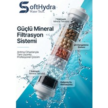 SoftHydra Soft Hydra 7 Inç Mineral Filtre - 7 Aşamalı Alkali Su Arıtma Filtresi (Post In-Line)