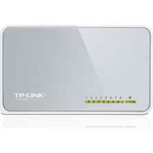 TeknoKapsül Tp-Link TL-SF1008D 8 Port 10/100 Plasti̇k Kasa Switch