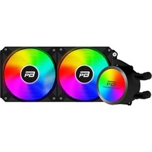Gamebooster Prıme P240B Rainbow Fanlı LGA1700-AM5 Uyumlu 240MM Cpu Sıvı Soğutma Sistemi (Siyah)