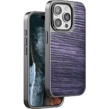 TeknoKapsül Venco Iphone 15 Wave Kapak - Derin Mor