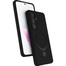 TeknoKapsül Galaxy S26 Magsafe Standlı Kapak - Siyah