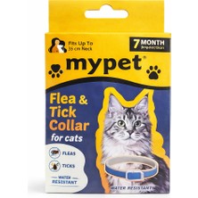 Kotenart Mypet Kedi  Tasması 7 Ay Etkili Pire ve Kene Önleyici Suya Dayanıklı