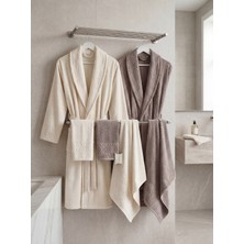 Sofline %100 Pamuk Bornoz Seti, Aile Bornoz Takımı, Havlu Seti, Çeyizlik Bornoz Takımı