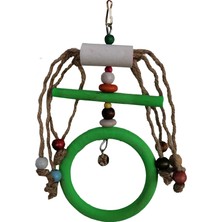 TeknoKapsül Hlı Ipli Boncuklu Kuş Oyuncağı 10 / 20 cm