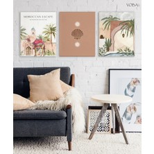 Voba Store 3 Parça Dekortif Mdf Tablo